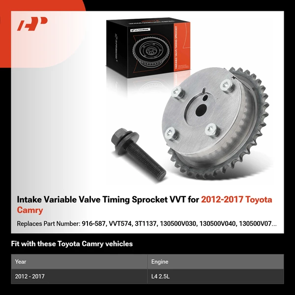 Intake Variable Valve Timing Sprocket VVT for 2012-2017 Toyota Camry