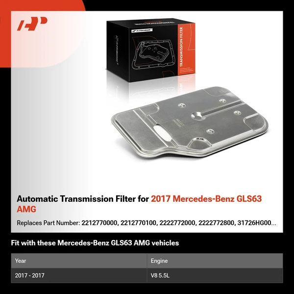 Automatic Transmission Filter for 2017 Mercedes-Benz GLS63 AMG