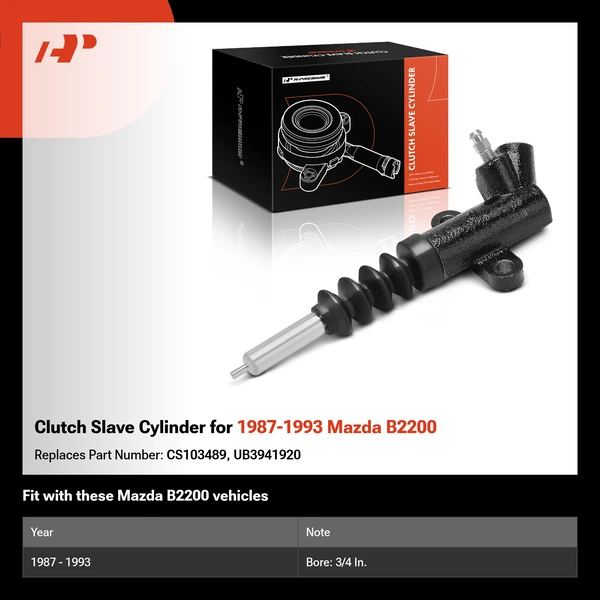 Clutch Slave Cylinder for 1987-1993 Mazda B2200