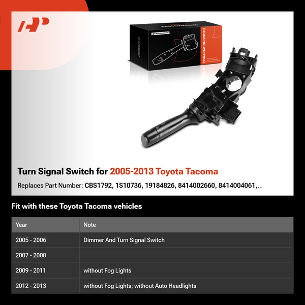 Turn Signal Switch for 2005-2013 Toyota Tacoma
