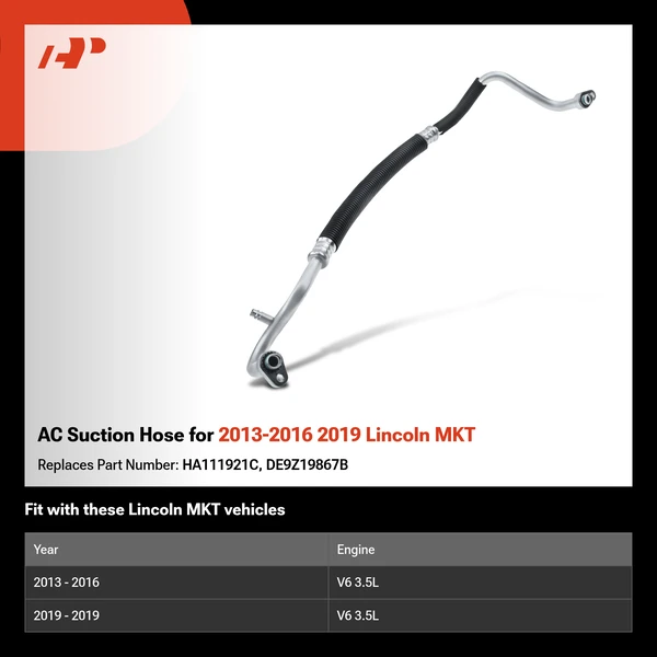 AC Suction Hose for 2013-2016 2019 Lincoln MKT