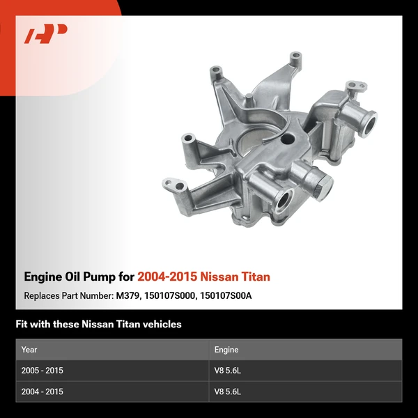 Engine Oil Pump for 2004-2015 Nissan Titan