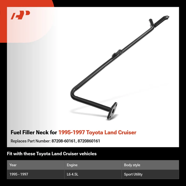 Fuel Filler Neck for 1995-1997 Toyota Land Cruiser