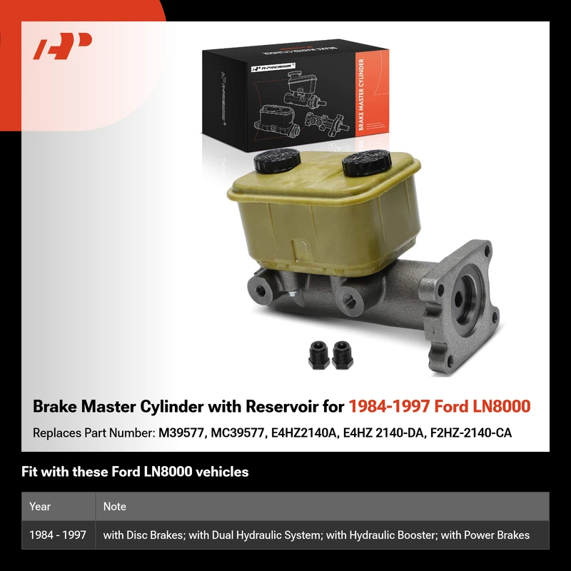 Brake Master Cylinder with Reservoir for 1984-1997 Ford LN8000