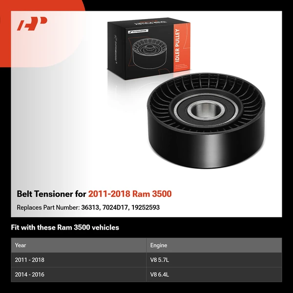 Belt Tensioner for 2011-2018 Ram 3500