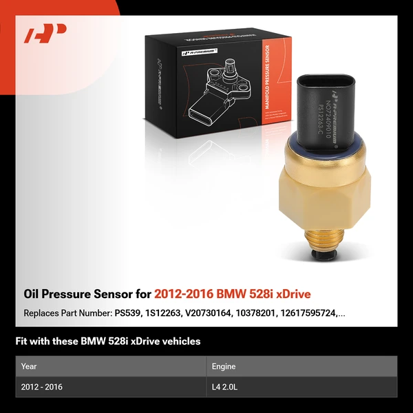 Oil Pressure Sensor for 2012-2016 BMW 528i xDrive