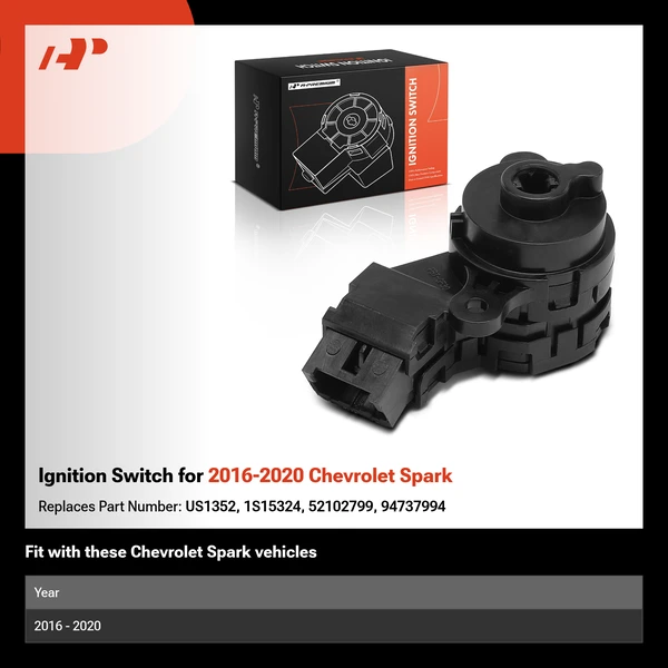 Ignition Switch for 2016-2020 Chevrolet Spark