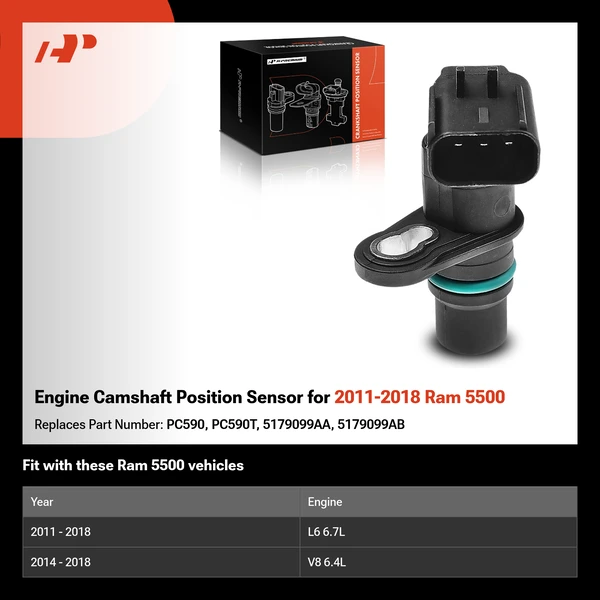 Engine Camshaft Position Sensor for 2011-2018 Ram 5500
