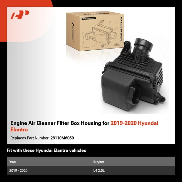 Engine Air Cleaner Filter Box Housing for 2019-2020 Hyundai Elantra