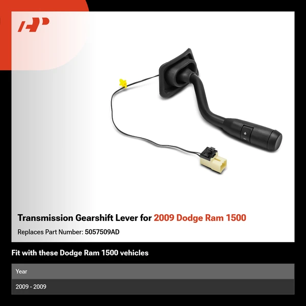 Transmission Gearshift Lever for 2009 Dodge Ram 1500