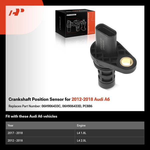 Crankshaft Position Sensor for 2012-2018 Audi A6