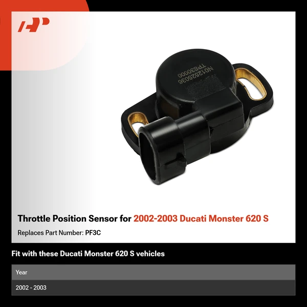 Throttle Position Sensor for 2002-2003 Ducati Monster 620 S
