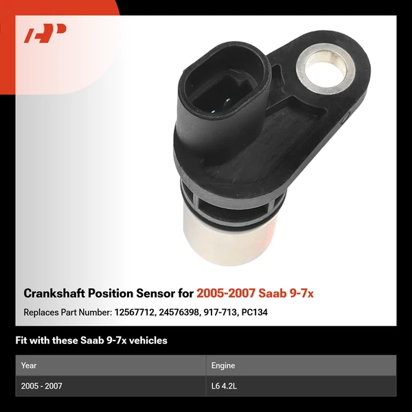 Crankshaft Position Sensor for 2005-2007 Saab 9-7x