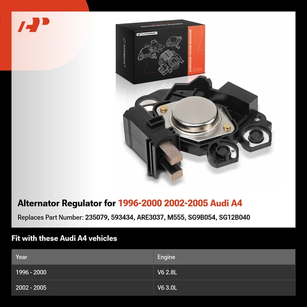 Alternator Regulator for 1996-2000 2002-2005 Audi A4