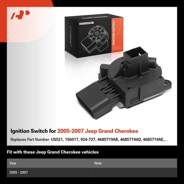 Ignition Switch for 2005-2007 Jeep Grand Cherokee