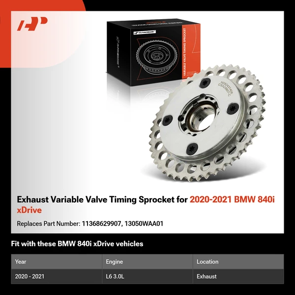 Exhaust Variable Valve Timing Sprocket for 2020-2021 BMW 840i xDrive