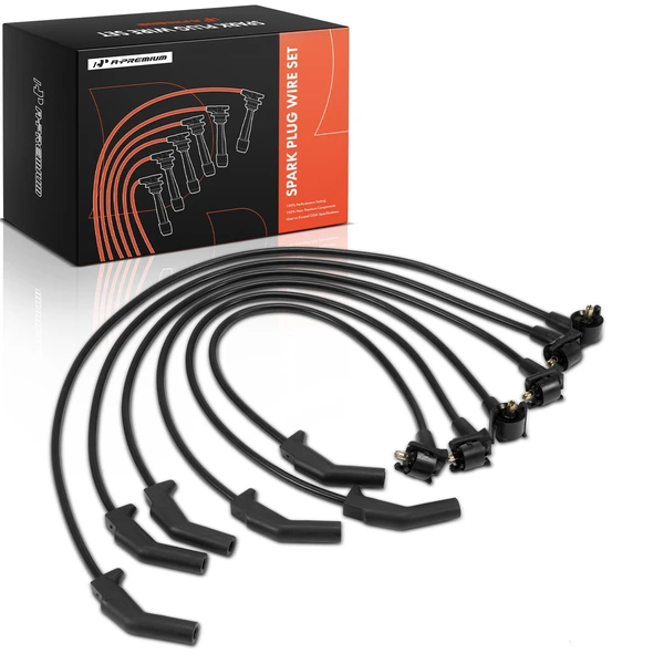 6 Pcs Spark Plug Wire Set for 1989-1990 Mercury Cougar