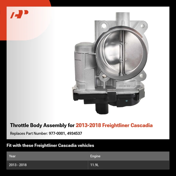 Throttle Body Assembly for 2013-2018 Freightliner Cascadia