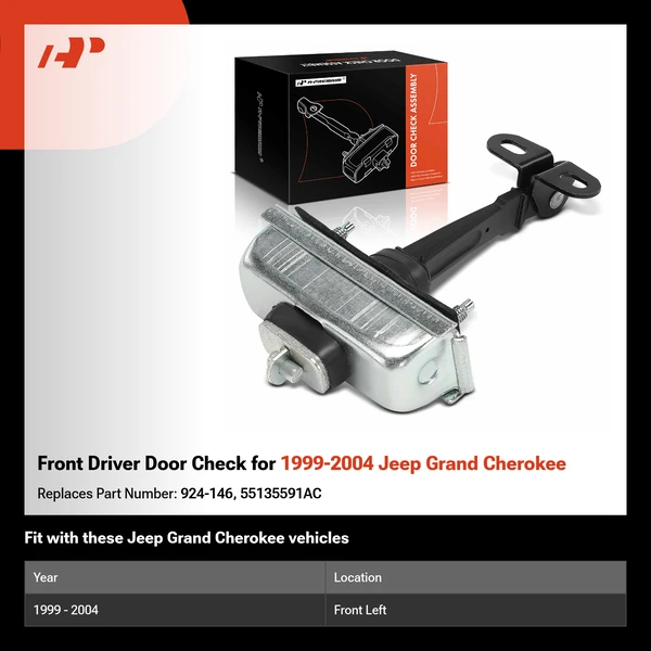 Front Driver Door Check for 1999-2004 Jeep Grand Cherokee