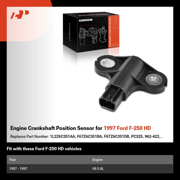 Engine Crankshaft Position Sensor for 1997 Ford F-250 HD