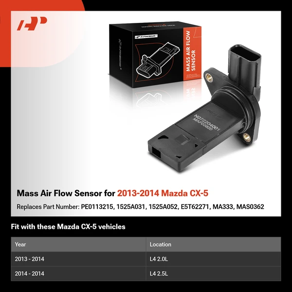 Mass Air Flow Sensor for 2013-2014 Mazda CX-5