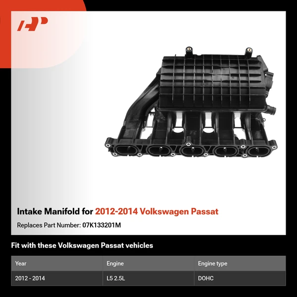 Intake Manifold for 2012-2014 Volkswagen Passat
