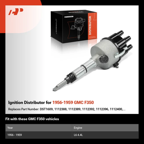 Ignition Distributor for 1956-1959 GMC F350