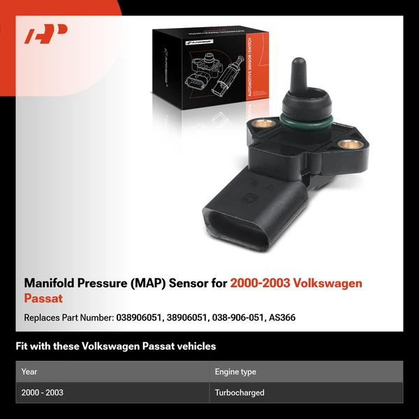 Manifold Pressure (MAP) Sensor for 2000-2003 Volkswagen Passat