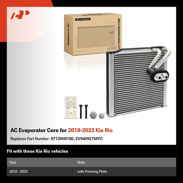 AC Evaporator Core for 2018-2023 Kia Rio