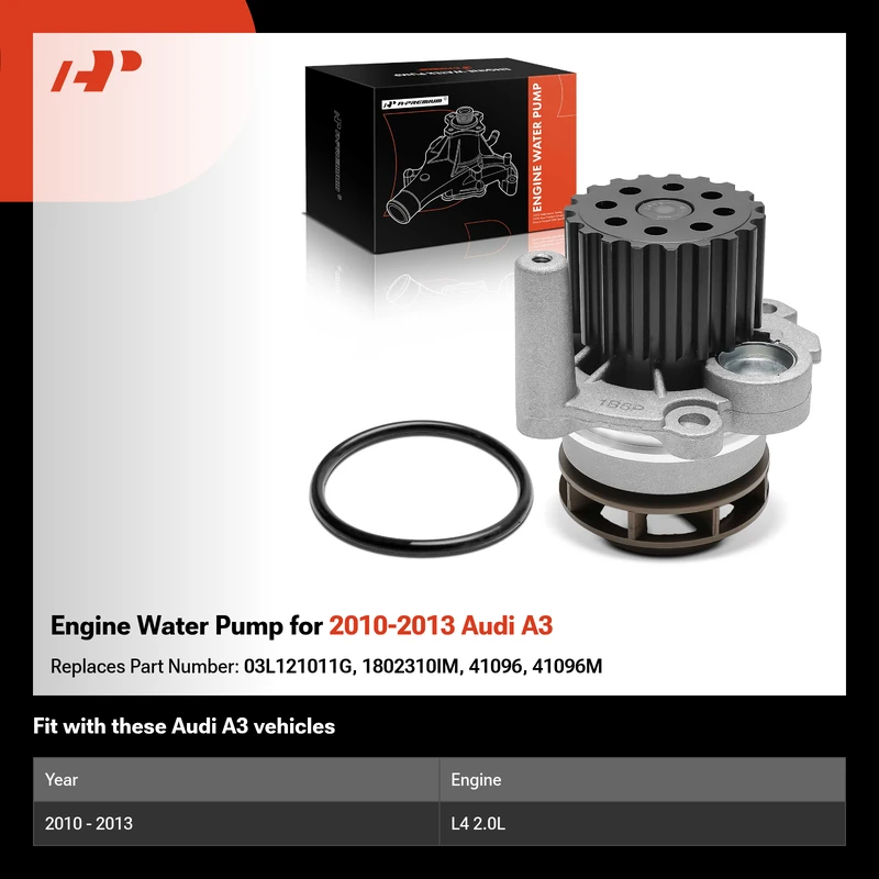 Engine Water Pump for 2010-2013 Audi A3