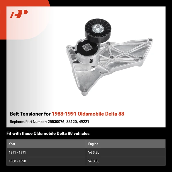 Belt Tensioner for 1988-1991 Oldsmobile Delta 88
