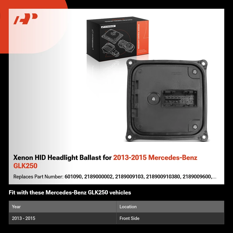 Xenon HID Headlight Ballast for 2013-2015 Mercedes-Benz GLK250