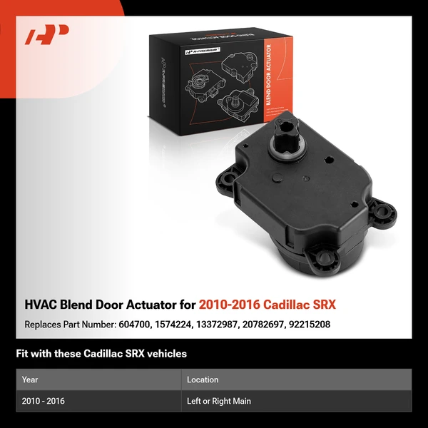 HVAC Blend Door Actuator for 2010-2016 Cadillac SRX