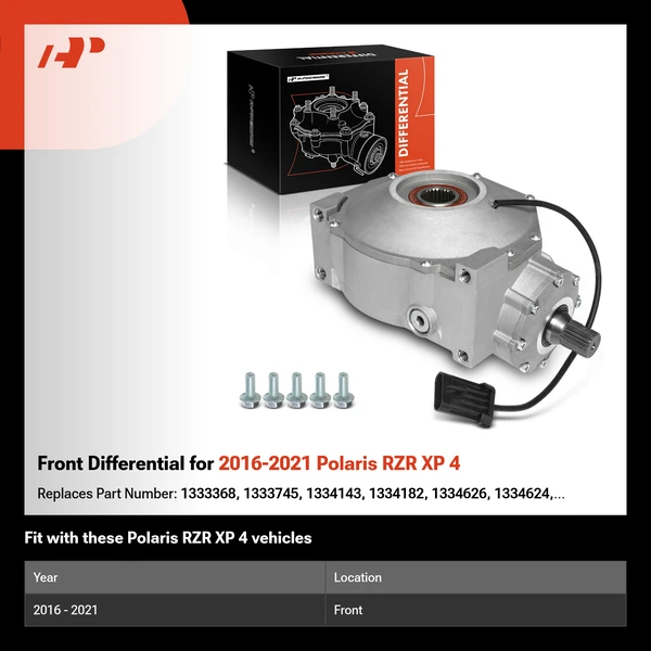 Front Differential for 2016-2021 Polaris RZR XP 4