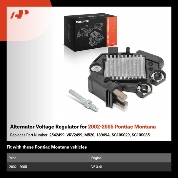 Alternator Voltage Regulator for 2002-2005 Pontiac Montana