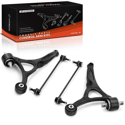 4 Pcs Suspension Control Arm & Stabilizer Bar Link
