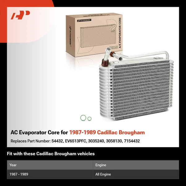 AC Evaporator Core for 1987-1989 Cadillac Brougham