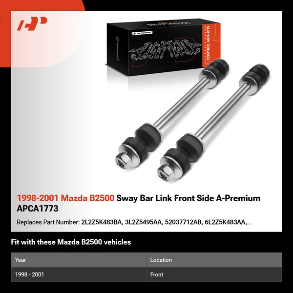 1998-2001 Mazda B2500 Sway Bar Link Front Side A-Premium APCA1773