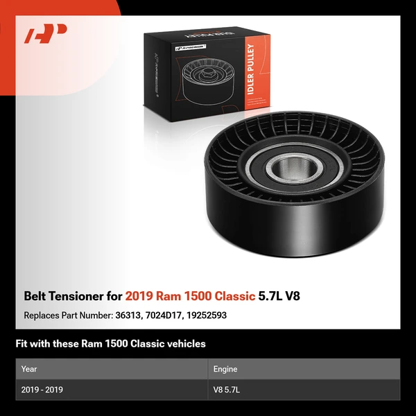 Belt Tensioner for 2019 Ram 1500 Classic 5.7L V8