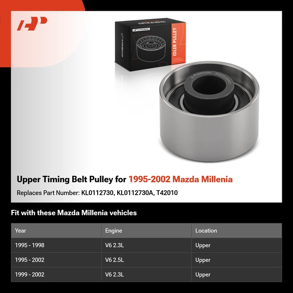 Upper Timing Belt Pulley for 1995-2002 Mazda Millenia