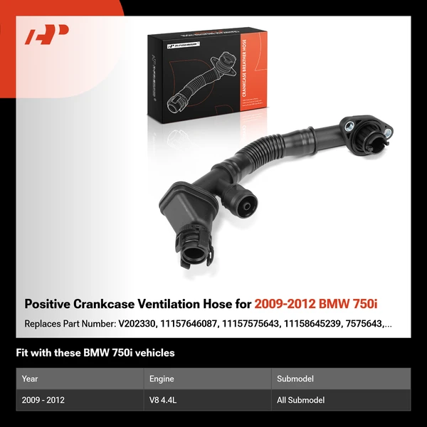 Positive Crankcase Ventilation Hose for 2009-2012 BMW 750i