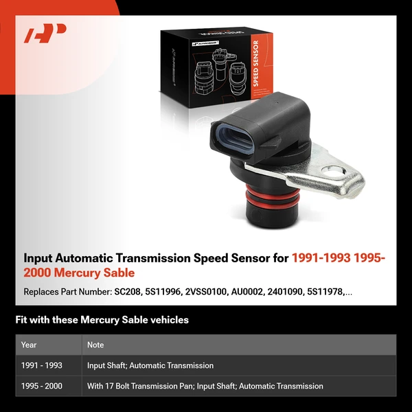 Input Automatic Transmission Speed Sensor for 1991-1993 1995-2000 Mercury Sable