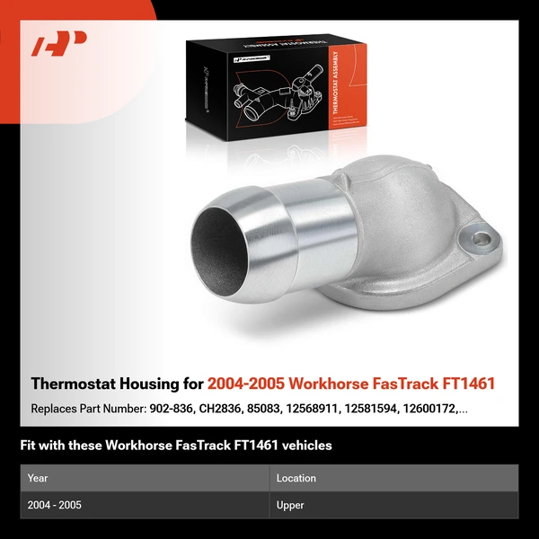 Thermostat Housing for 2004-2005 Workhorse FasTrack FT1461