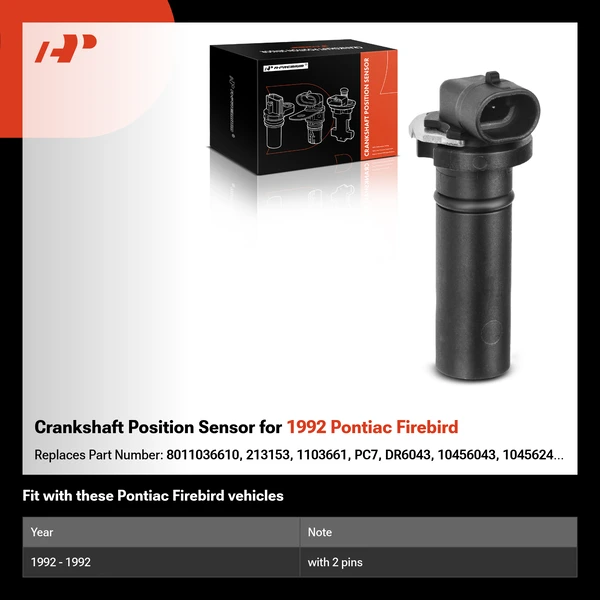 Crankshaft Position Sensor for 1992 Pontiac Firebird