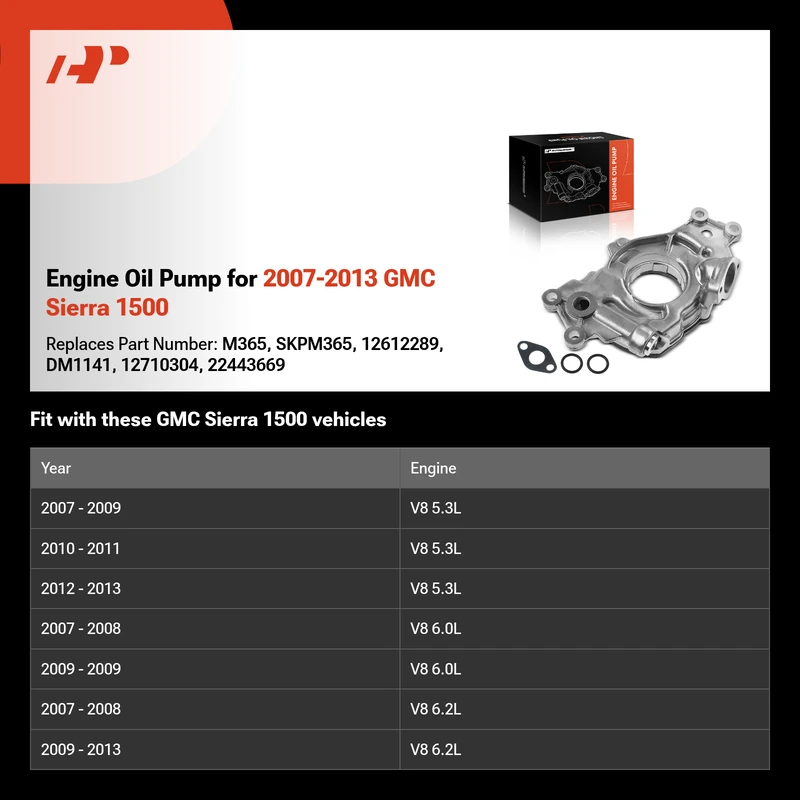 Engine Oil Pump for 2007-2013 GMC Sierra 1500