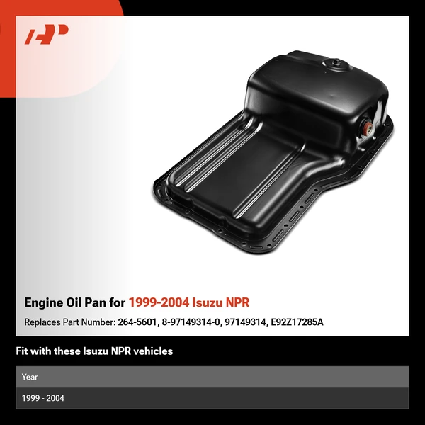 Engine Oil Pan for 1999-2004 Isuzu NPR