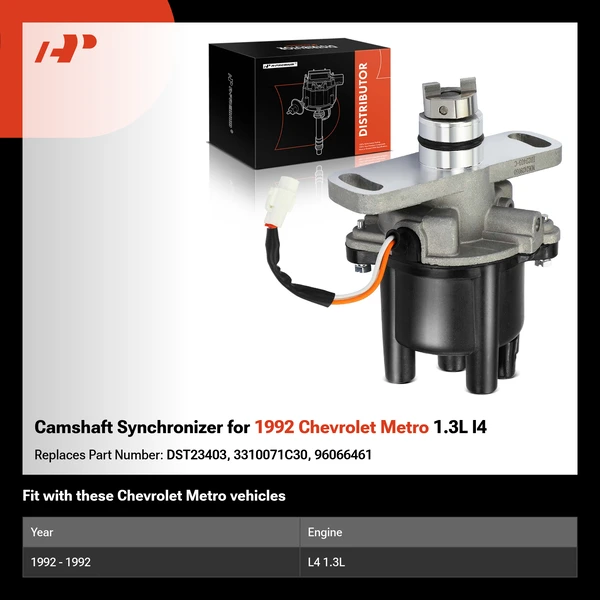 Camshaft Synchronizer for 1992 Chevrolet Metro 1.3L l4