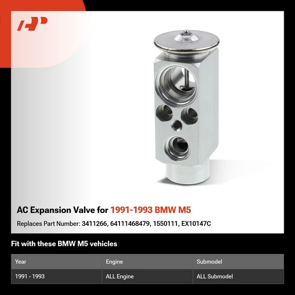 AC Expansion Valve for 1991-1993 BMW M5