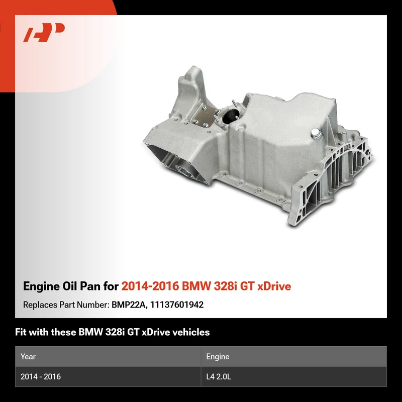 Engine Oil Pan for 2014-2016 BMW 328i GT xDrive