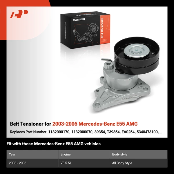 Belt Tensioner for 2003-2006 Mercedes-Benz E55 AMG